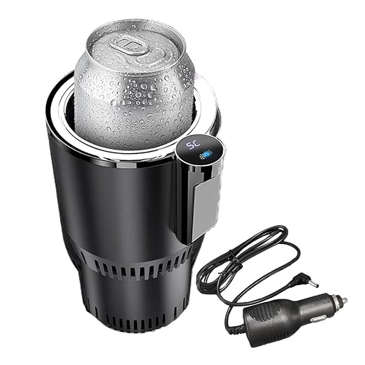 2-in-1 Car Cup Cooler & Warmer – with temperature Display