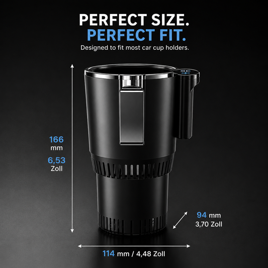 2-in-1 Car Cup Cooler & Warmer – with temperature Display