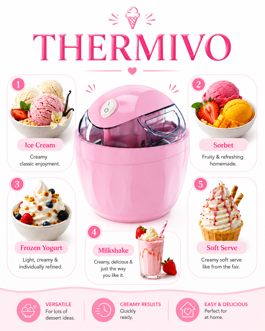 Thermivo Dessert Möglichkeiten